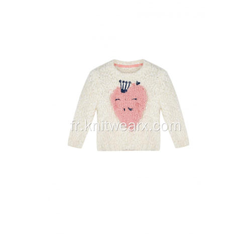 Pull Jack Jacquard Jack Happy de Fille